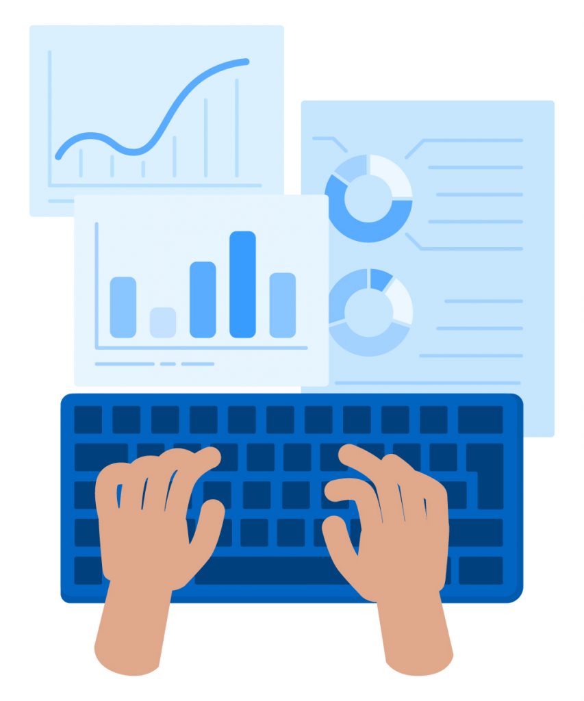 Typing test med tastetrykk per time kalkulator